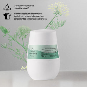 Erva doce Desodorante antitranspirante invisible roll-on 70 ml