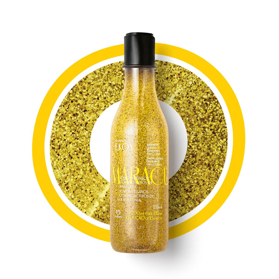 Ekos Jabón líquido exfoliante corporal maracuyá 185 ml