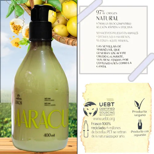 Néctar Para El Cuerpo Maracuyá Antiestrés Natura Ekos 400 Ml